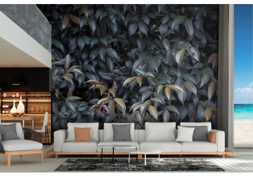 Tropical nature wallpaper leaves