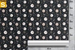 Children's Wallpaper Decorations and Patterns Space and Planets