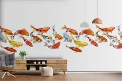 Carta da Parati Flora e Fauna animali Mondo acquatico