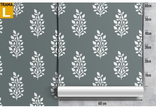 Wallpaper stylized leaves nature decoration. 2