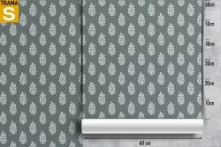 Wallpaper Design and Styles Flora and Fauna Stylized Leaves Nature