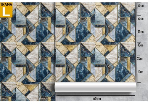 Geometric pattern wallpaper decoration. 2