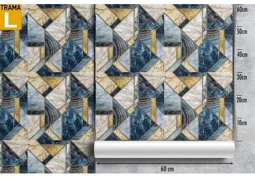 Geometric pattern wallpaper decoration. 2