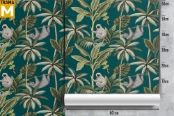 Tropical Trees Leaves Wallpaper