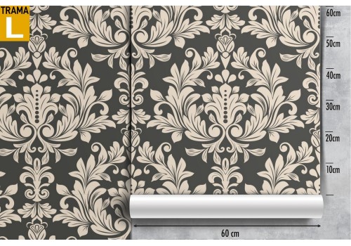 Wallpaper leaves damask pattern decoration. 2