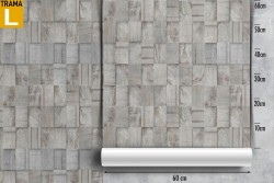 3D effect brick surface wallpaper.