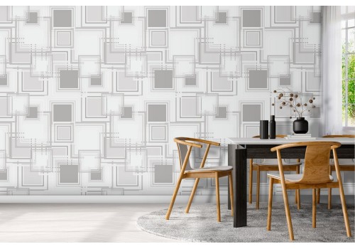 Wallpaper square pattern geometric decoration.
