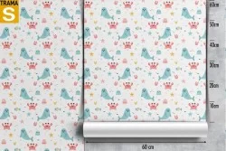 Children's Wallpaper Animals Birds Decorations and Patterns