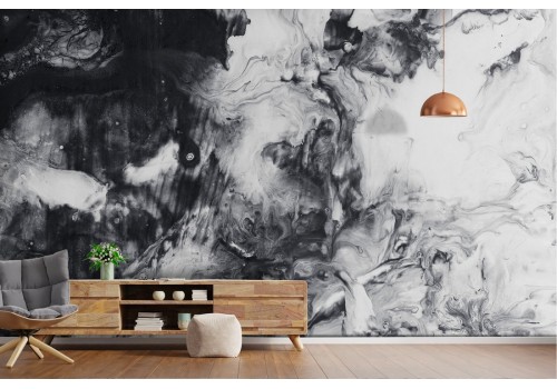Black and white marble surface wallpaper