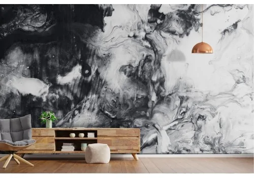 Black and white marble surface wallpaper