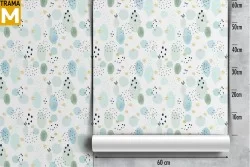 Carta da Parati Decorazioni e Pattern Righe e A pois