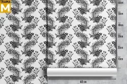 Carta da Parati Fiori Natura Foglie