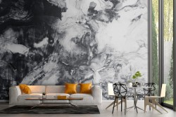 Black and white marble surface wallpaper
