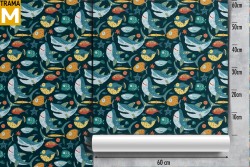 Carta da Parati Animali uccelli Decorazioni e Pattern