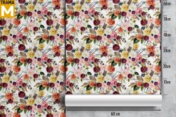 Vintage Nature Flowers Wallpaper