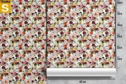 Wallpaper Design and Styles Flora and Fauna Flowers Nature Vintage