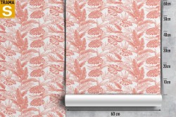 Wallpaper Design and Styles Flora and Fauna Tropical Leaves