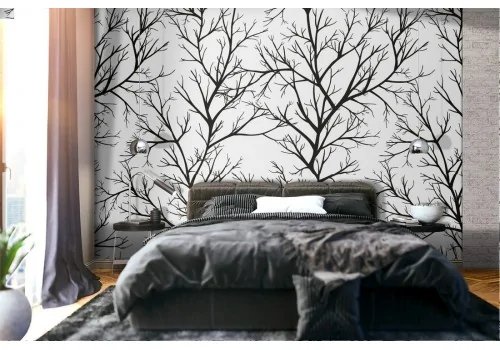 Wallpaper trees branches nature decoration.