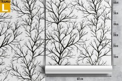 Carta da Parati alberi rami decorazione natura.