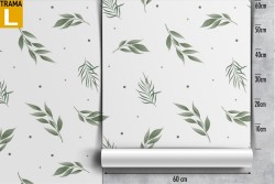 Wallpaper nature leaves minimal pattern.