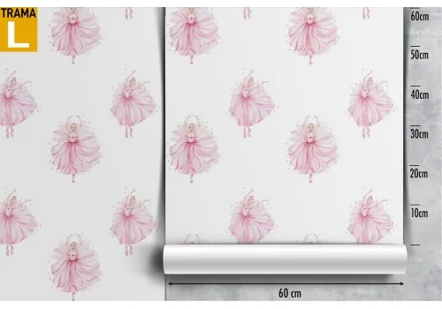 Wallpaper ballerina decoration for children. 2