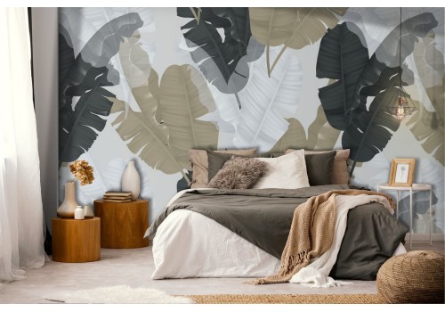 Wallpaper leaves pattern abstract nature.