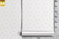 Carta da Parati Decorazioni e Pattern Righe e A pois