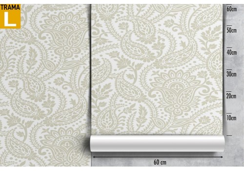 Wallpaper with abstract leaves nature 1950s pattern. 2