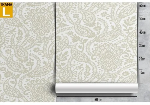 Wallpaper with abstract leaves nature 1950s pattern. 2