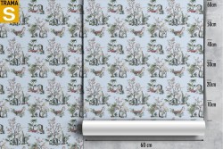 Wallpaper Design and Styles Flora and Fauna Tropical Animals