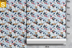 Pirate Decorations and Patterns Wallpaper