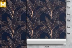 Stylized Luxury Leaves Wallpaper