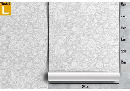 Children's wallpaper gear decoration. 2