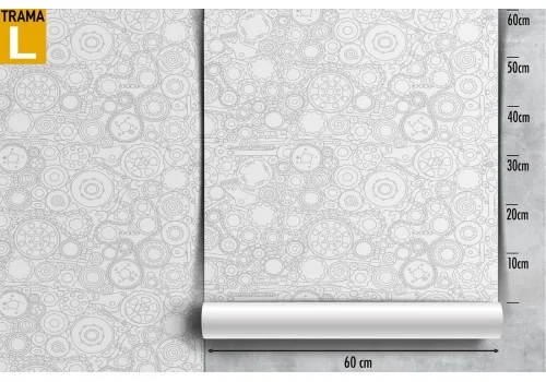 Children's wallpaper gear decoration. 2