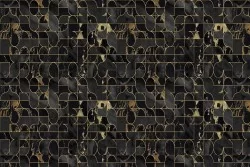 Art Deco marble surface wallpaper pattern.