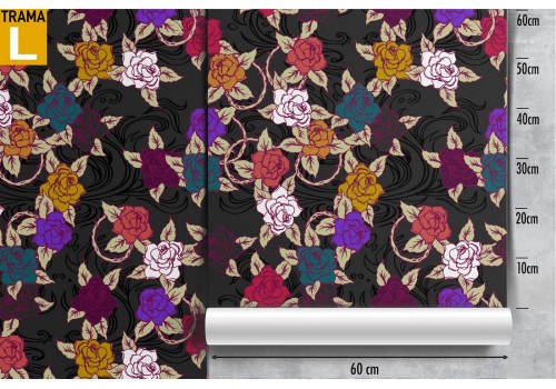 Floral nature wallpaper modern decoration. 2