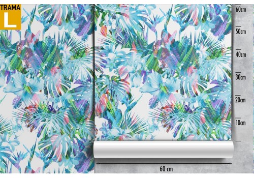 Tropical leaves nature abstract modern wallpaper. 2