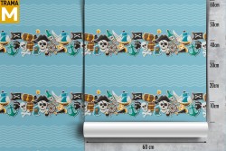 Pirate Decorations and Pattern Wallpaper