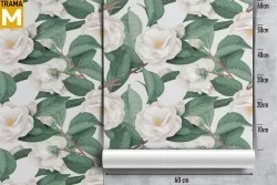 Carta da Parati Fiori Foglie Natura