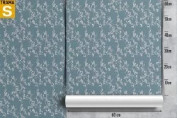 Carta da Parati Flora e Fauna Design e Stili Fiori Foglie Natura