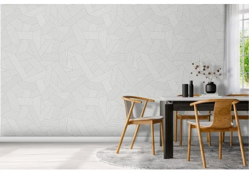 Geometric stripes wallpaper pattern.