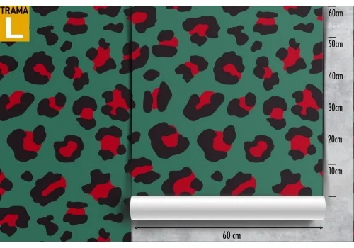 Vintage camo wallpaper pattern green and red. 2