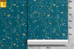 Wallpaper pattern abstract nature flowers.