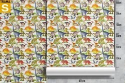 Carta da Parati Bambini Decorazioni e Pattern Animali uccelli
