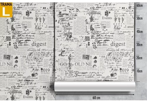 Carta da Parati scritte pattern design moderno. 2