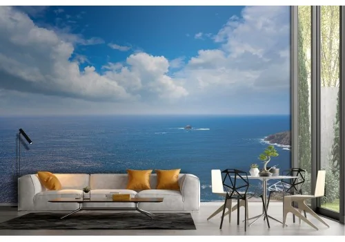 Carta da Parati paesaggio oceano mare