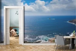 Carta da Parati Cielo Spiaggia e Mare