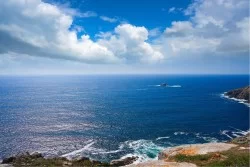 Carta da Parati Paesaggi e Natura Cielo Spiaggia e Mare