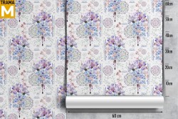 Abstract Wallpaper Modern Flowers Nature