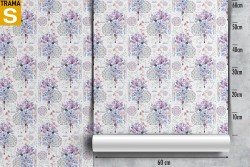Wallpaper Design and Styles Abstract Flora and Fauna Modern Flowers Nature